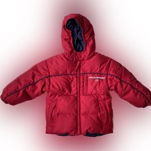 Ralph Lauren Polo Toddler Jacket Reversible Red Blue 2T